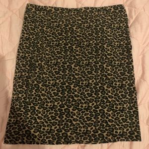 Leopard Print Skirt